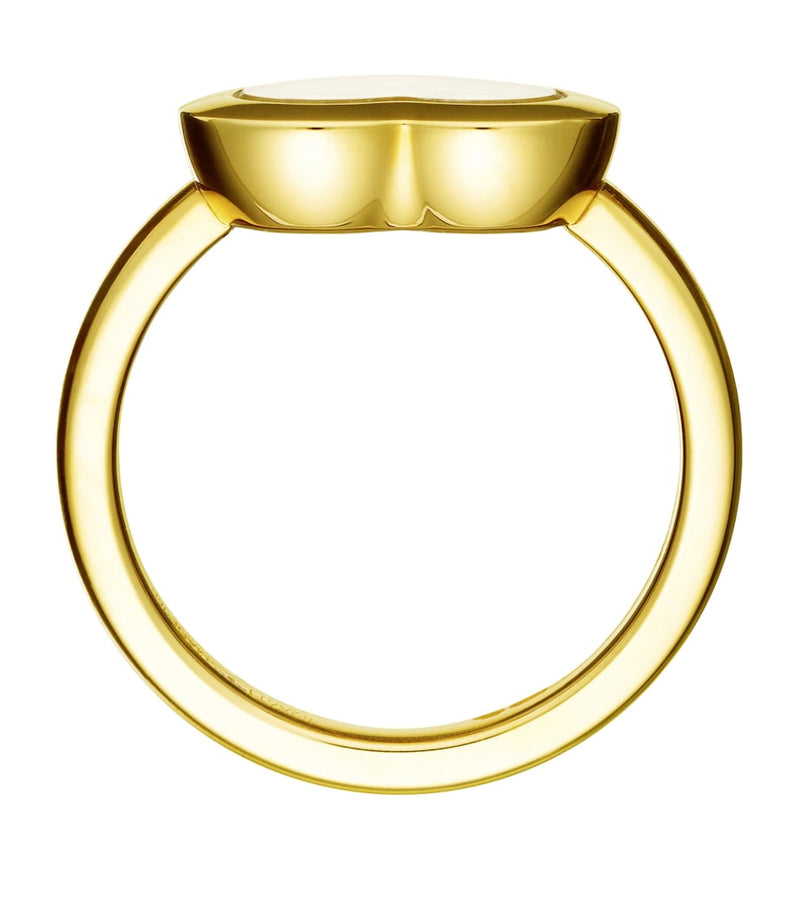 Chopard Happy Diamonds Icons 18k yellow gold ring, UK version