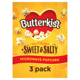 Butterkist Microwave Popcorn Sweet & Salted 3x60g gluten free Sainsburys   