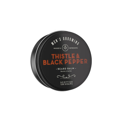 Superdrug Scottish Fine Soaps Thistle Black Pepper Beard Balm 95ml- Buy online at McGrocer