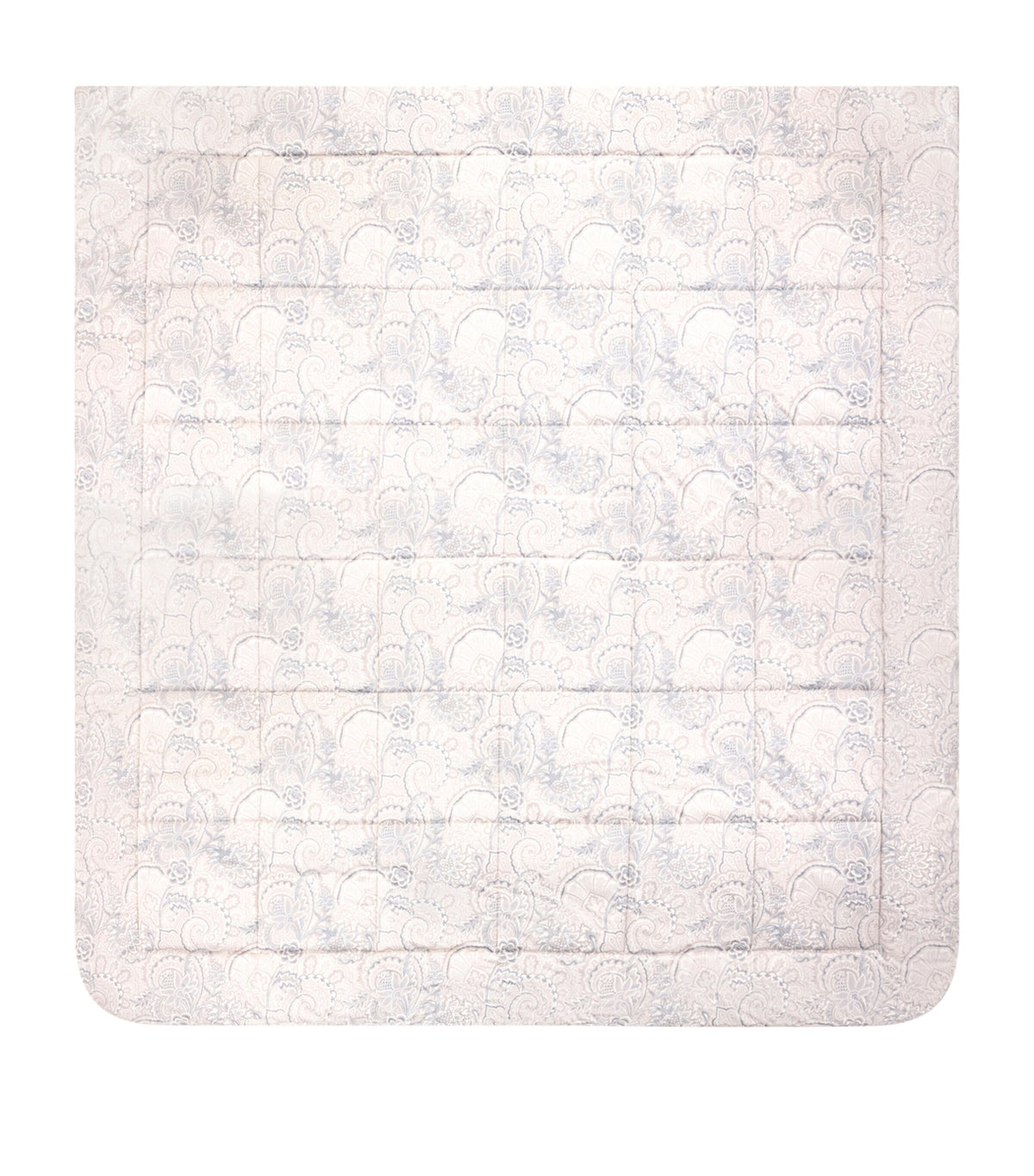Etro Velvet Bloom Print Bedspread 270cm x 270cm - British product
