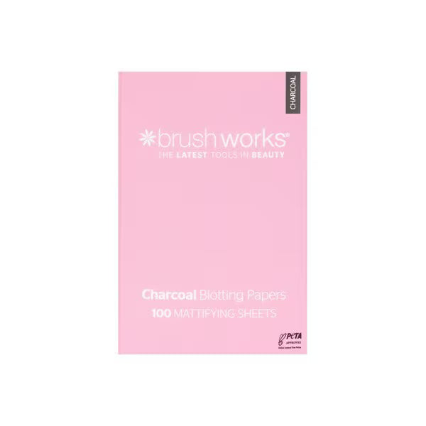 Brushworks charcoal blotting papers 100 count - British product