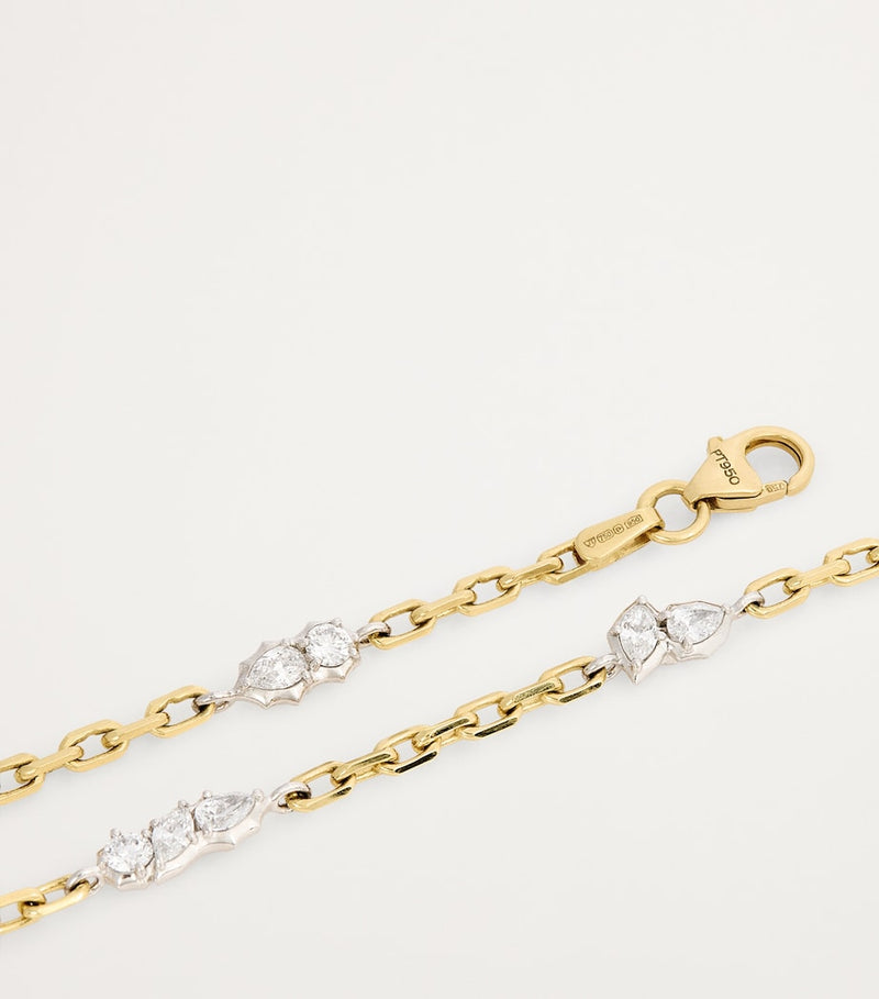 Jade Trau Posey Station diamond bracelet - British product