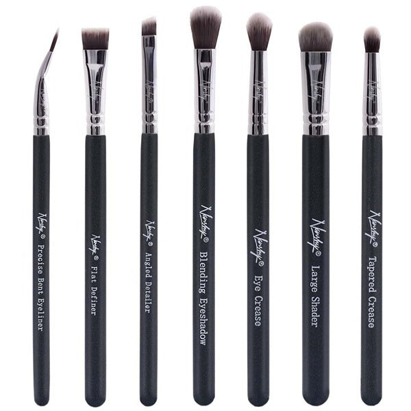 Nanshy The Eye Brush Set (7 Eyeshadow Brushes - Black). GOODS Superdrug   