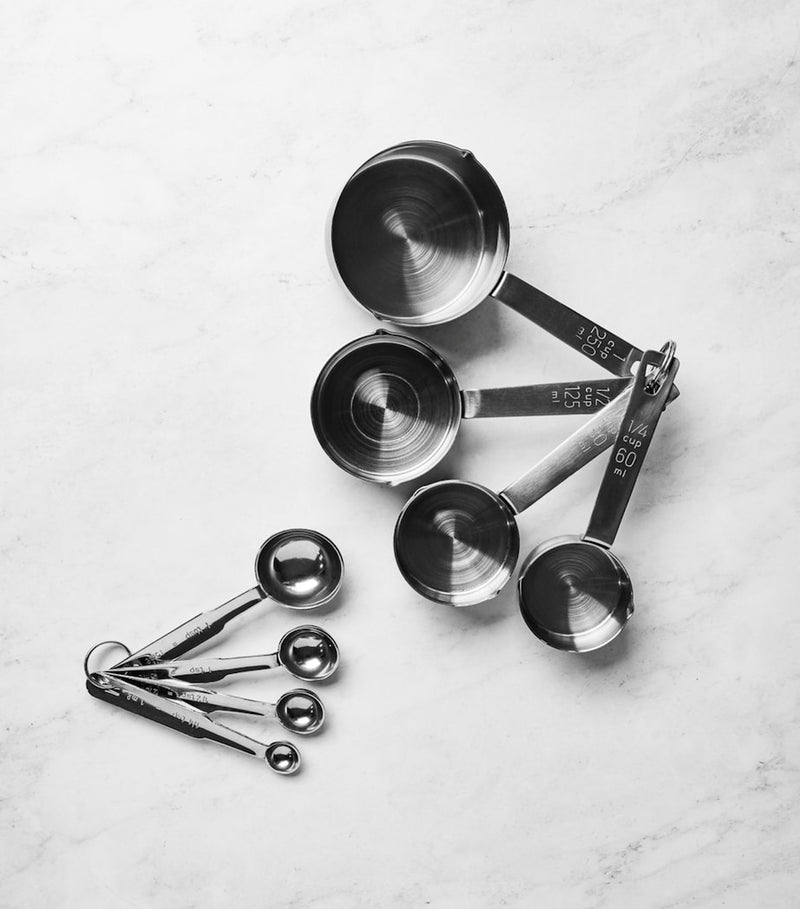 De Buyer stainless steel measuring spoons set of 4, UK version
