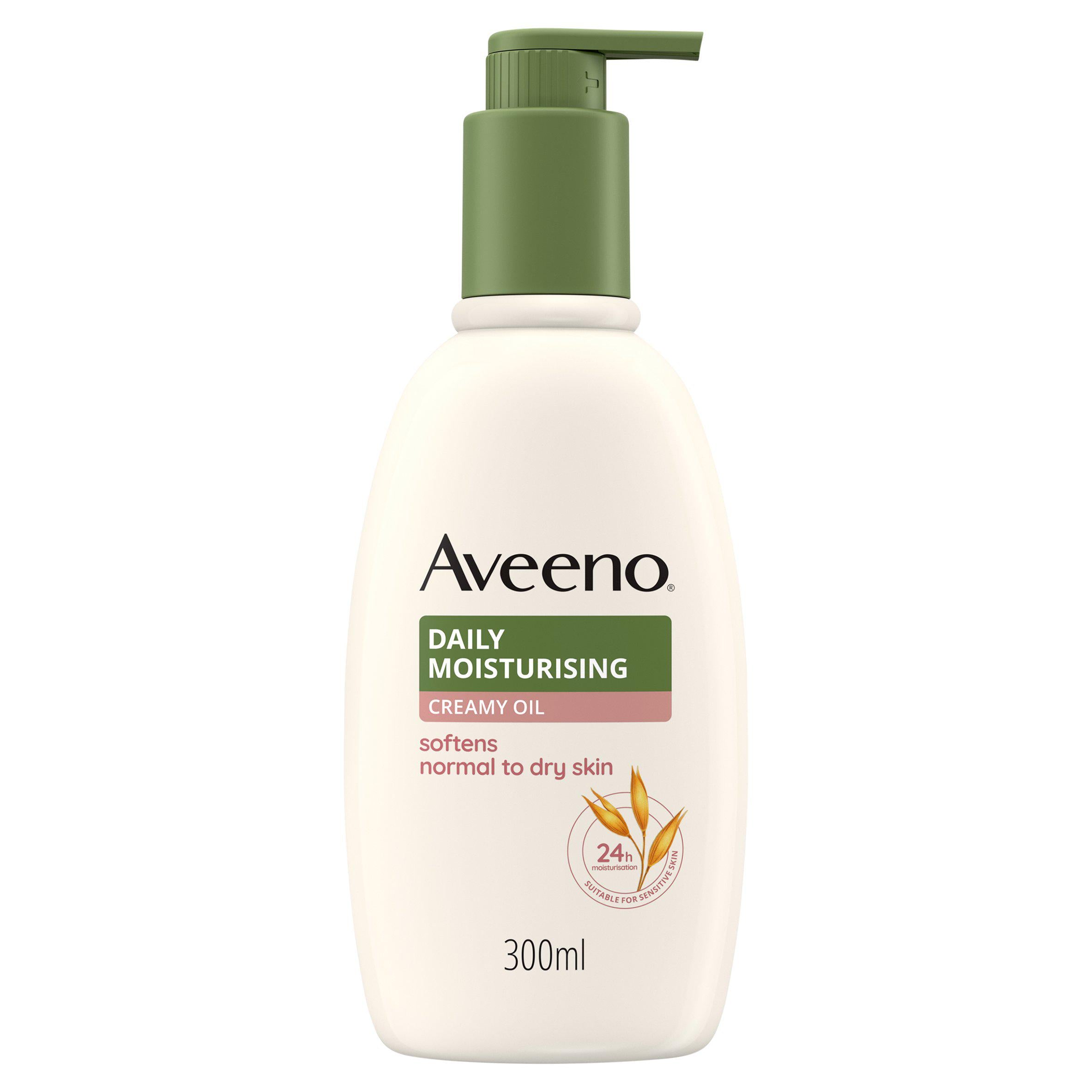 Aveeno Moisturising Creamy Oil 300ml body cream & moisturisers Sainsburys   