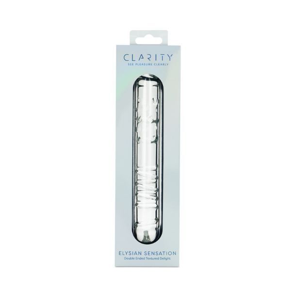 Clarity glass dildo Elysian Sensation 7.1 inches, UK version