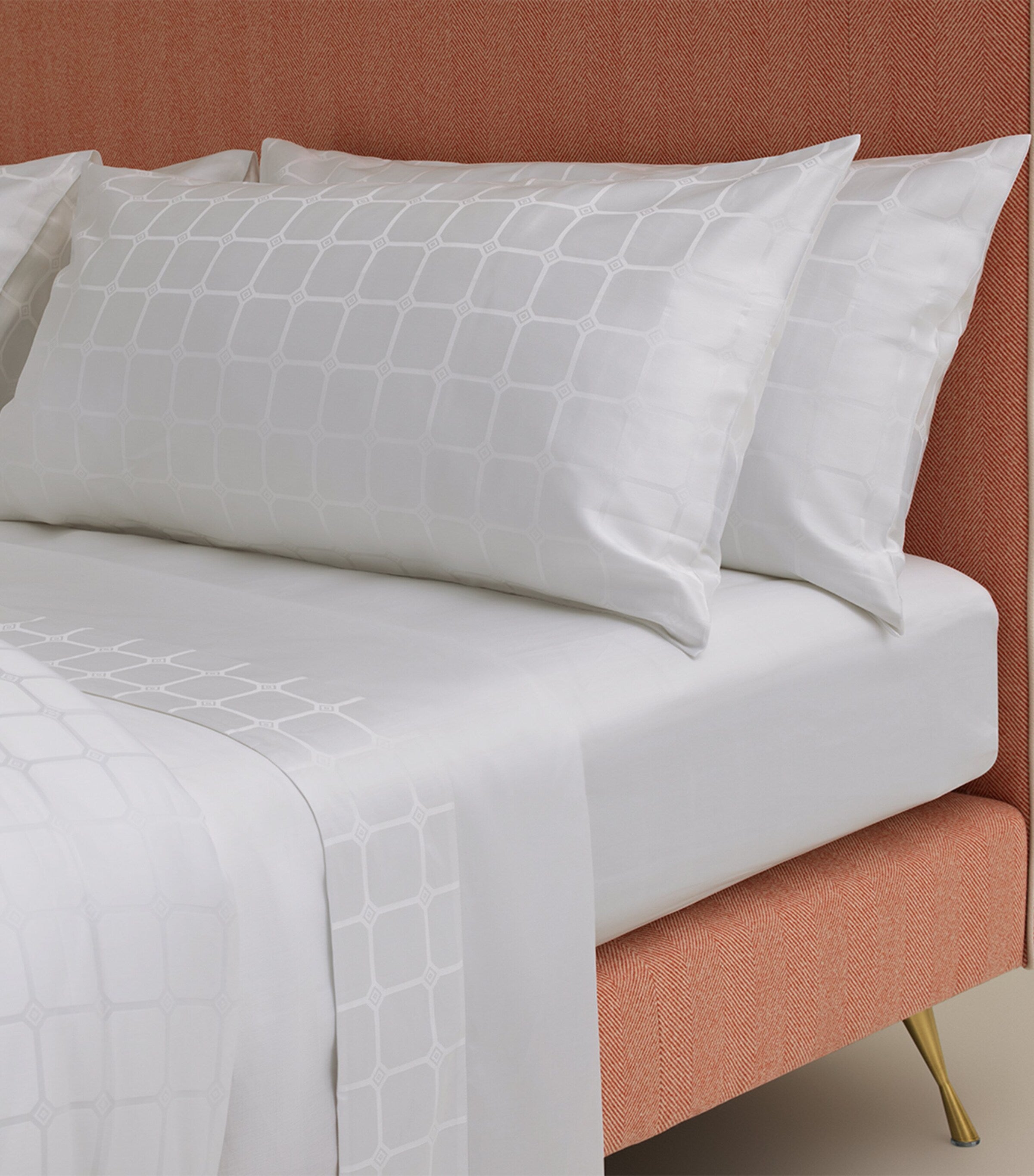 SAVOIR Trellis Super King Duvet Cover Set (British brand)
