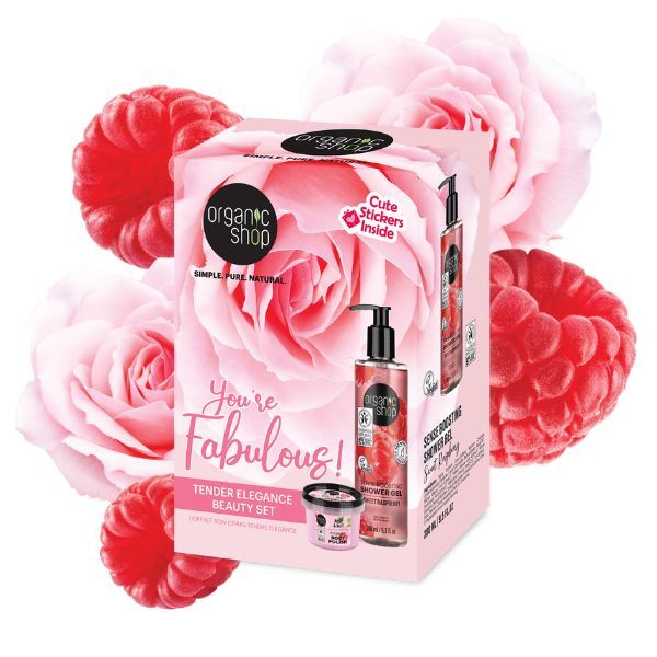 Organic Shop You're Fabulous body care gift set 280ml and 100ml (British brand)
