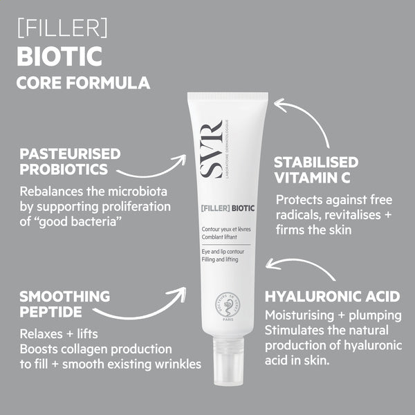 SVR Filler Biotic eye and lip cream 15ml (British brand)