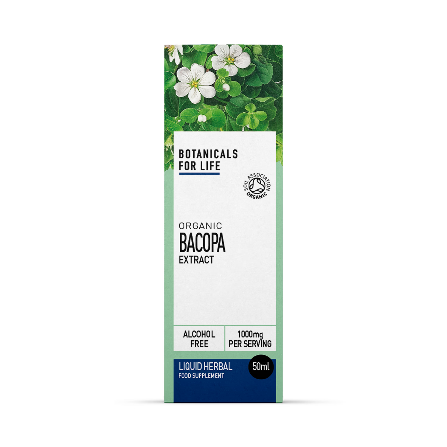 Botanicals For Life Organic Bacopa Extract 50ml (British brand)