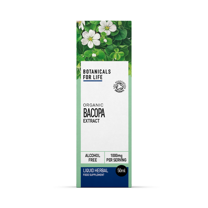 Botanicals For Life Organic Bacopa Extract 50ml (British brand)