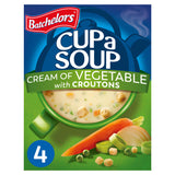 Batchelors Cup a Soup, Cream of Vegetable with Croutons x4 122g Soups Sainsburys   