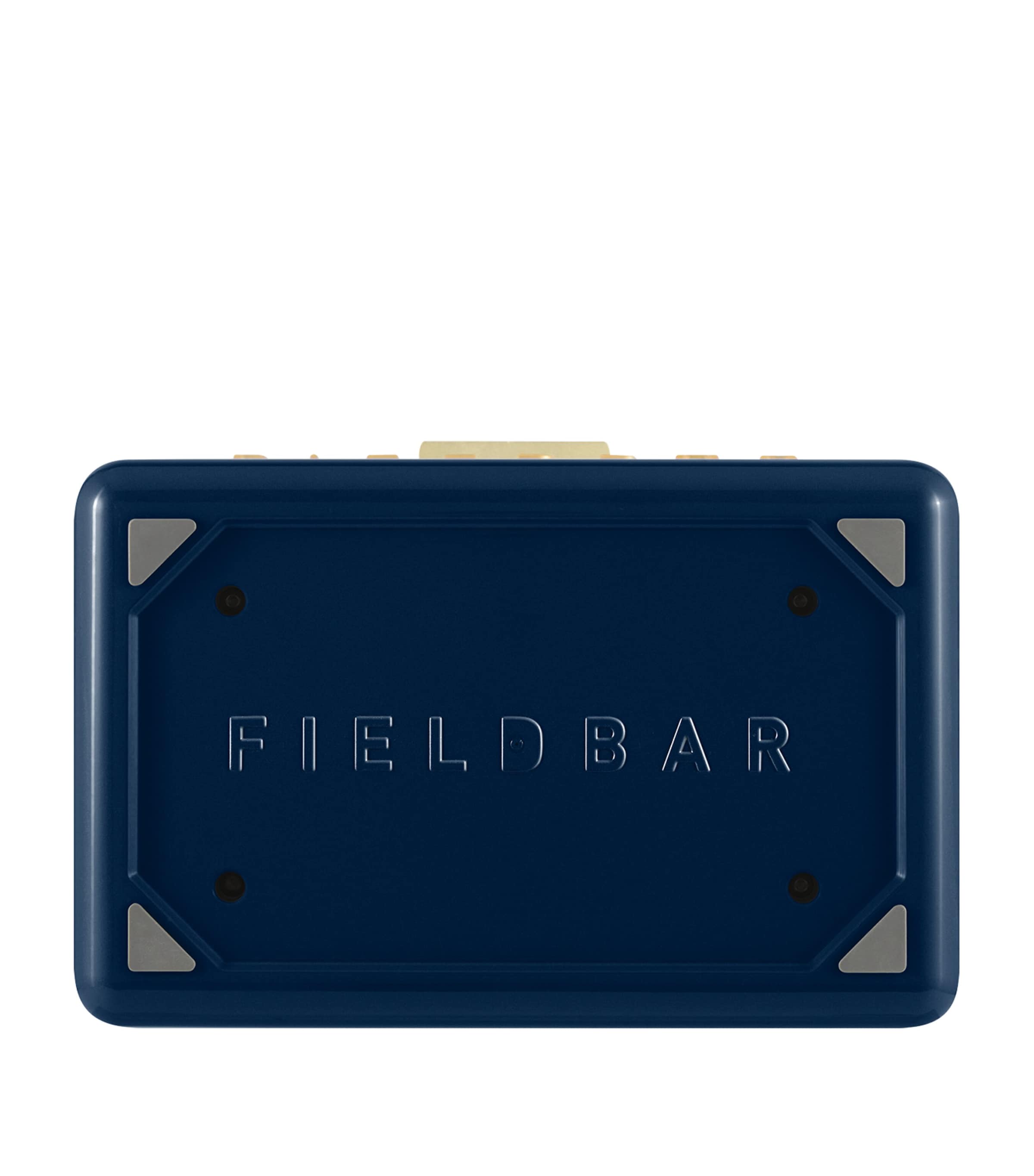 Fieldbar Mini Bar Cooler Box with Leather Sling 4L - British product