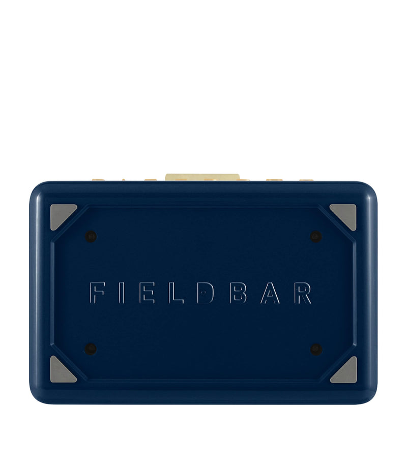 Fieldbar Mini Bar Cooler Box with Leather Sling 4L - British product
