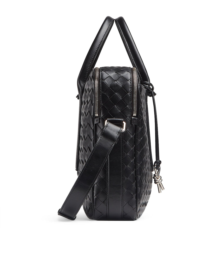Bottega Veneta Intrecciato leather briefcase - British product