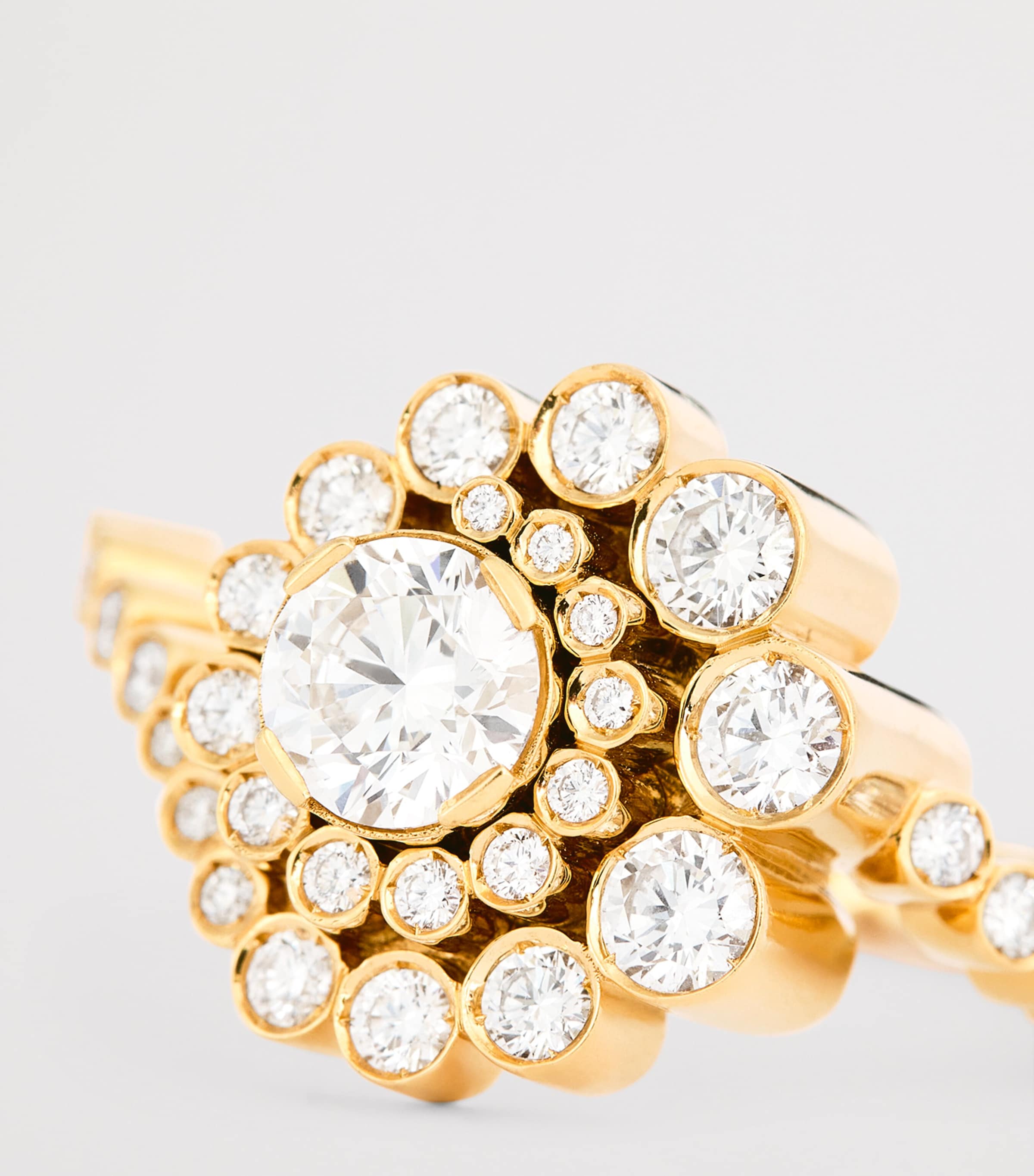 Sophie Bille Brahe Plateau ring yellow gold diamond 18kt, UK version