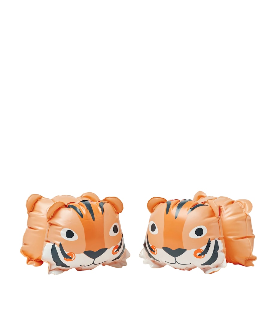 Sunnylife kids inflatable Tino the Tiger armbands, imported from the UK