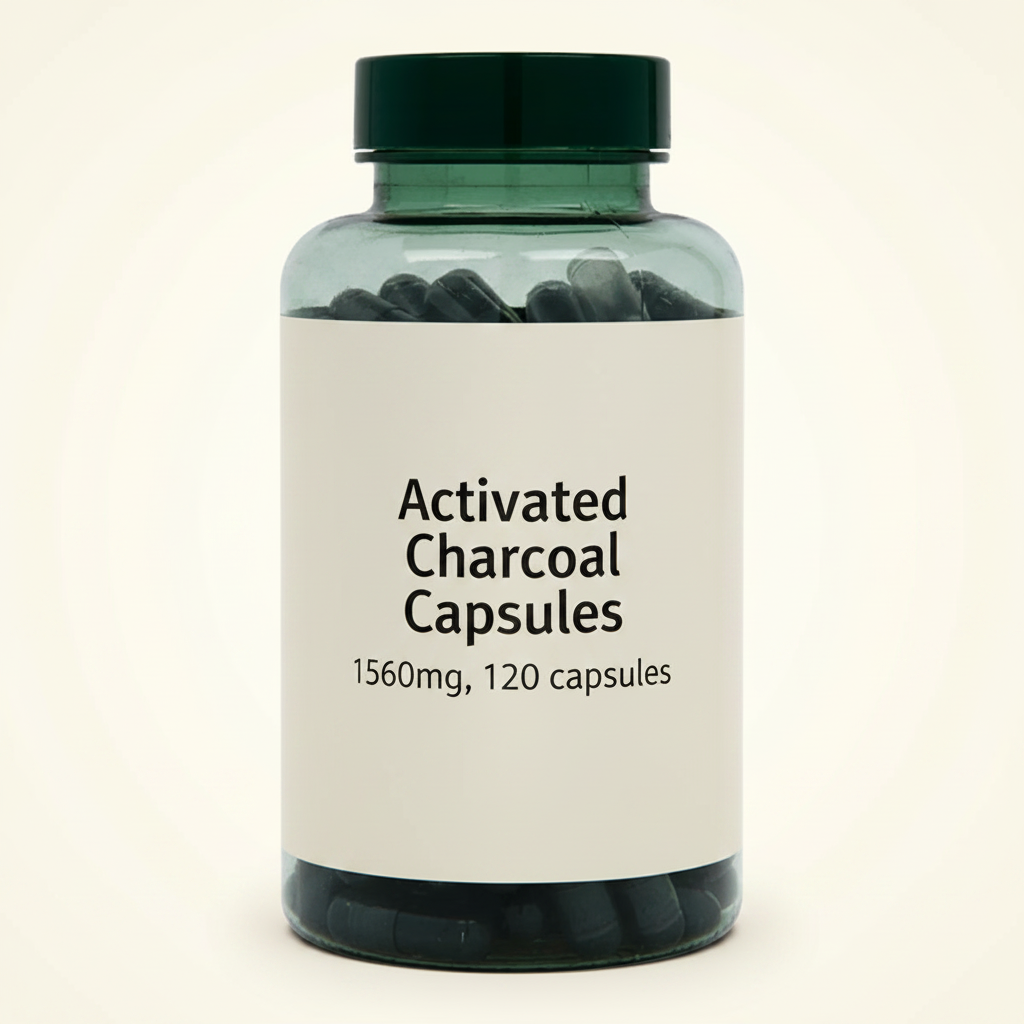 Holland Barrett Activated Charcoal Capsules 240, UK version