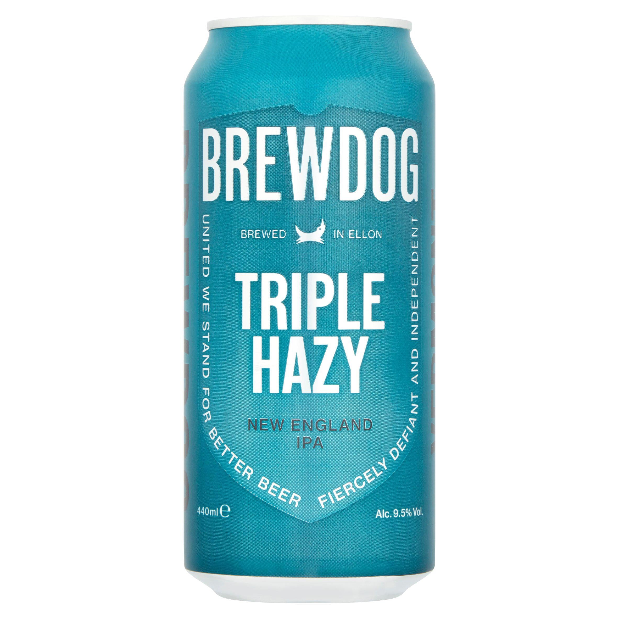 BrewDog Triple Hazy New England IPA 440ml All beer Sainsburys   