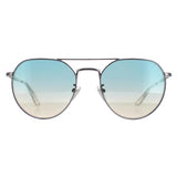 Police aviator sunglasses silver metal frame (British brand)