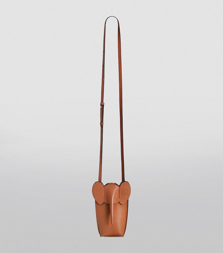 LOEWE leather elephant pocket bag, compact size, Spanish design - British product