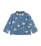 KONGES SLOJD lemon print denim jacket for children, UK version