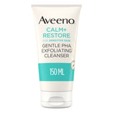 Aveeno Face CALM+RESTORE Gentle Smooth PHA Exfoliating Cleanser for Sensitive Skin, 150ml GOODS Boots   