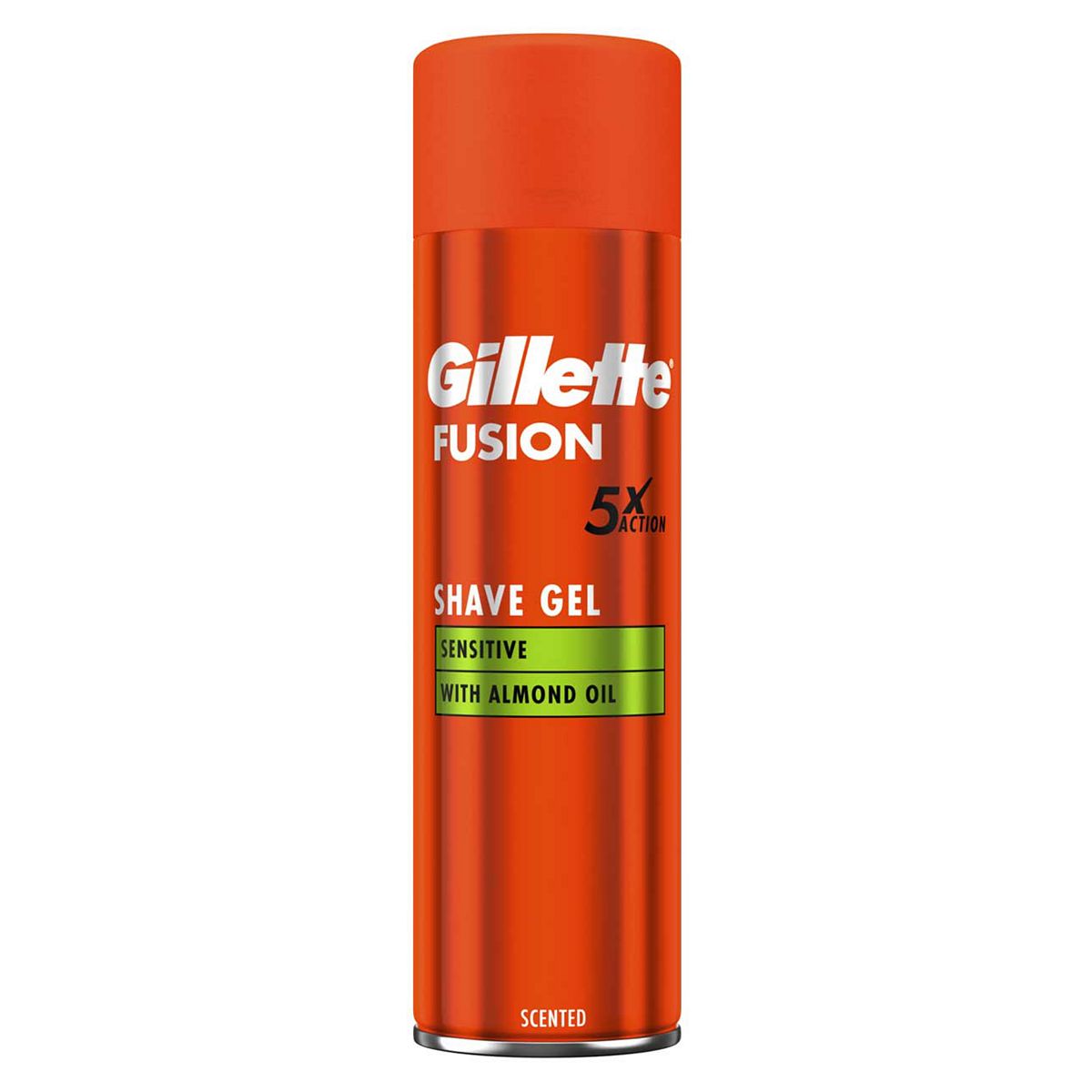 Gillette Fusion Shave Gel with Almond Oil, For Sensitive Skin, 200ml GOODS Boots   