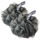 Hydrea London Shower Bath Buffers -2 Pack Stone Grey