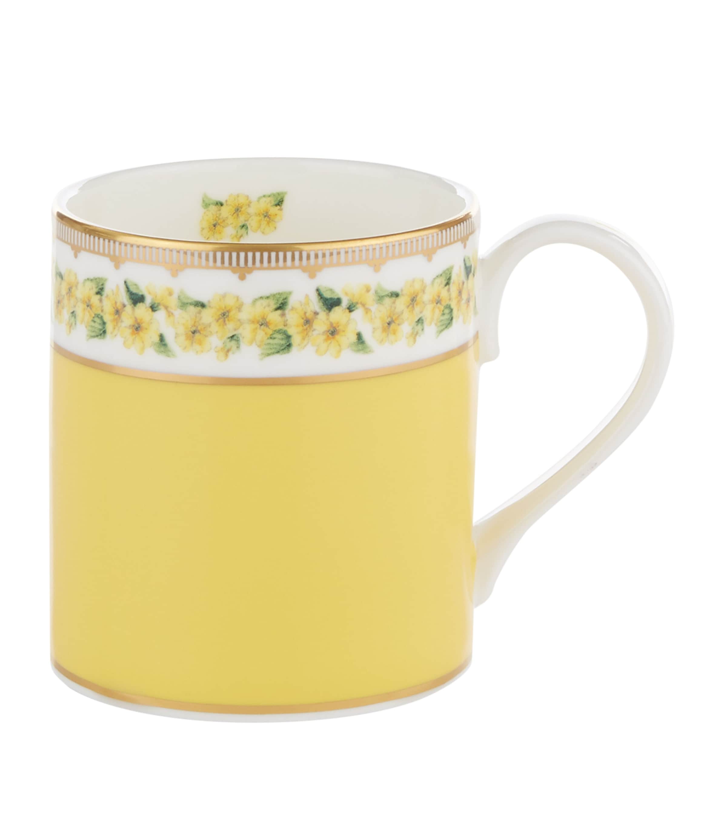 Halcyon Days shell garden floral mug (British brand)