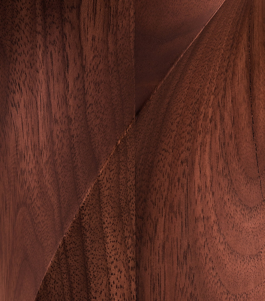 Assouline walnut twist bookends measuring 23cm high - British product