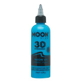 Moon Glow neon UV fabric paint intense green 125ml - British product