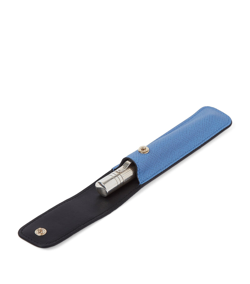Smythson Panama Leather pen sleeve (British brand)