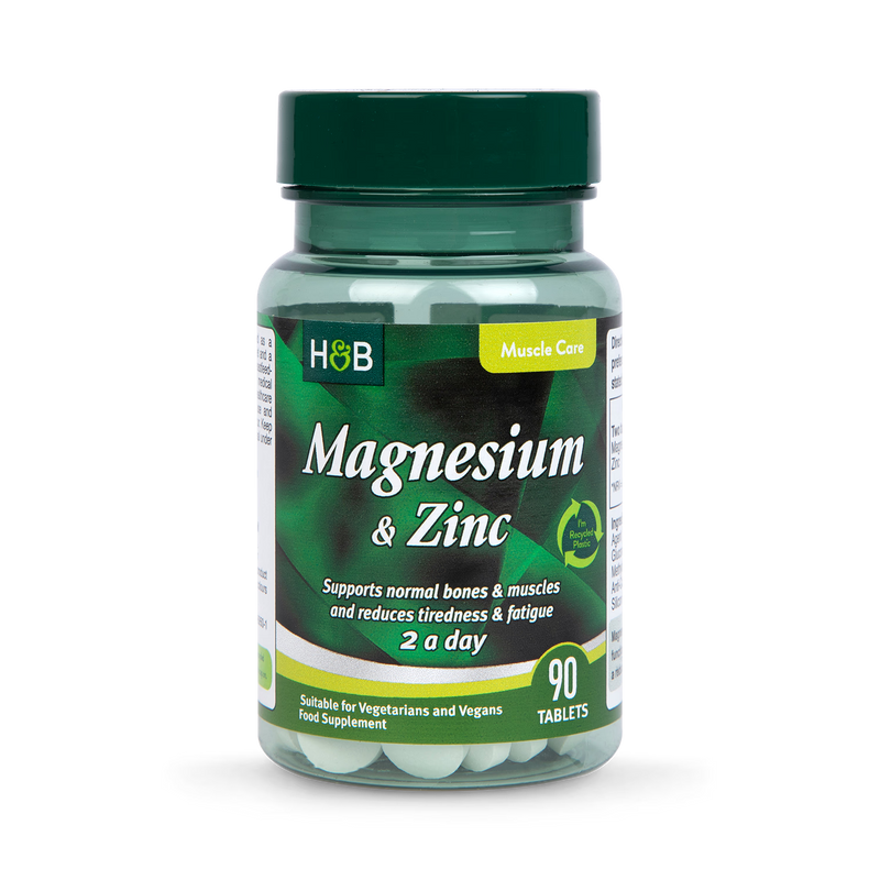 Holland & Barrett Magnesium Zinc Tablets 90 count, UK version