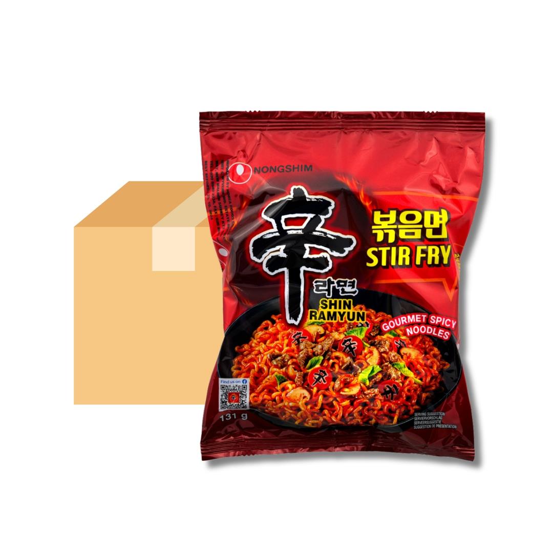 Nongshim Shin Ramyun Stir Fry noodles case of 40 - British product