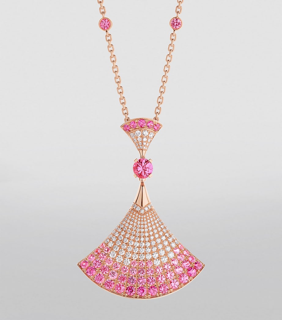 Bvlgari Divas' Dream rose gold diamond sapphire ruby, imported from the UK