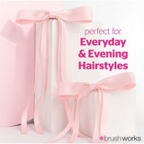 Brushworks Satin Hair Bow Pink Duo - British product
