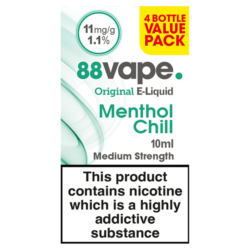 88Vape Original E-Liquid Menthol Chill