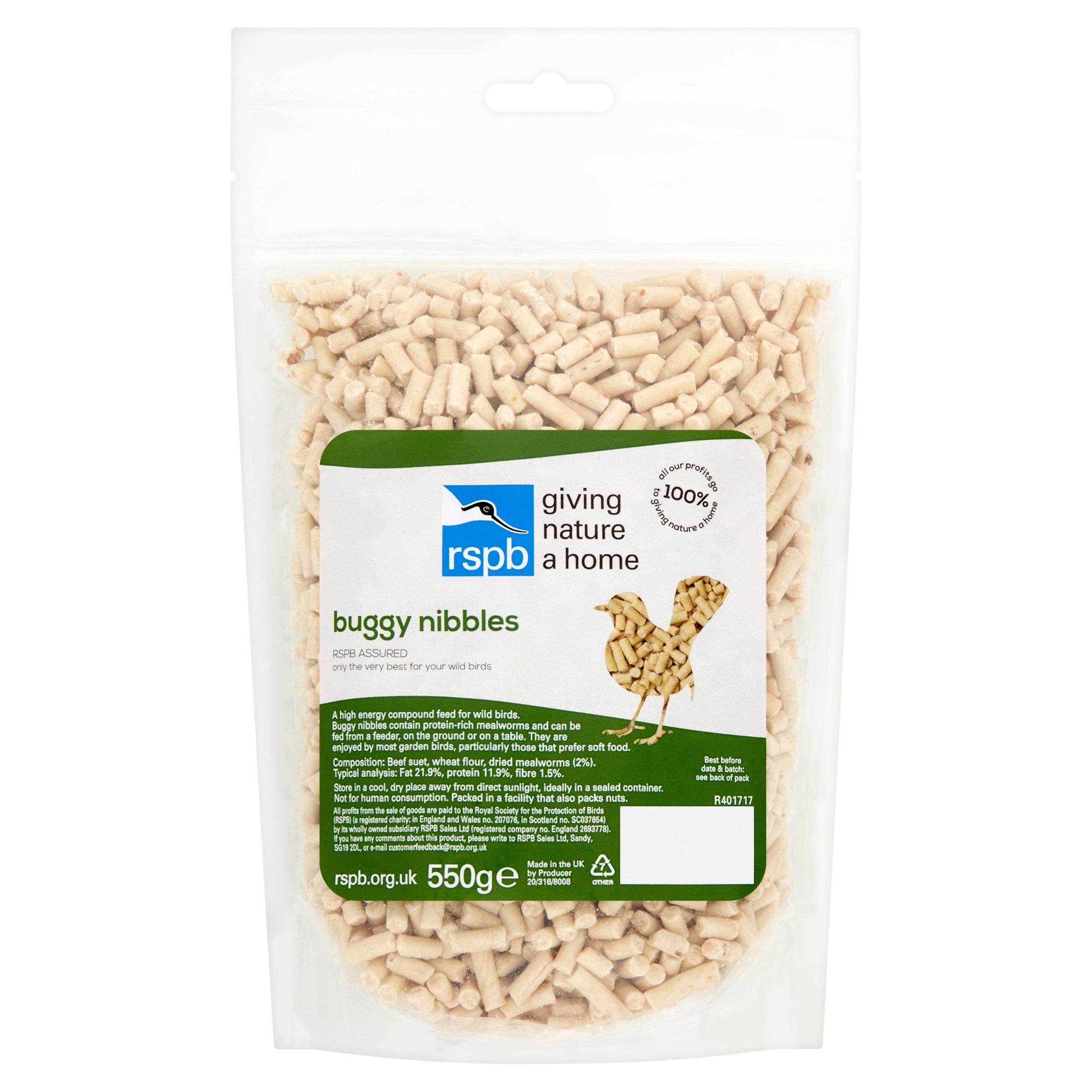 RSPB Buggy Nibbles 550g GOODS Sainsburys   