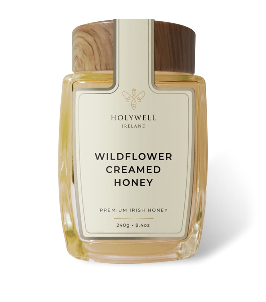 Holywell Honey creamed wildflower honey 240g, imported from the UK