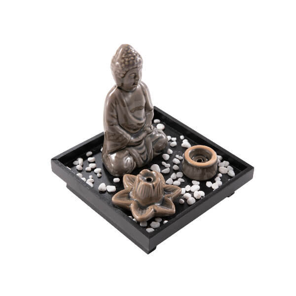 Myga Buddha oil burner set, imported from the UK