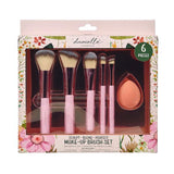 Danielle Creations painted floral makeup brush gift set, imported from the UK