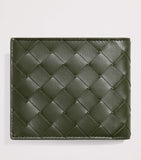 Bottega Veneta Intrecciato bifold wallet calfskin leather, imported from the UK