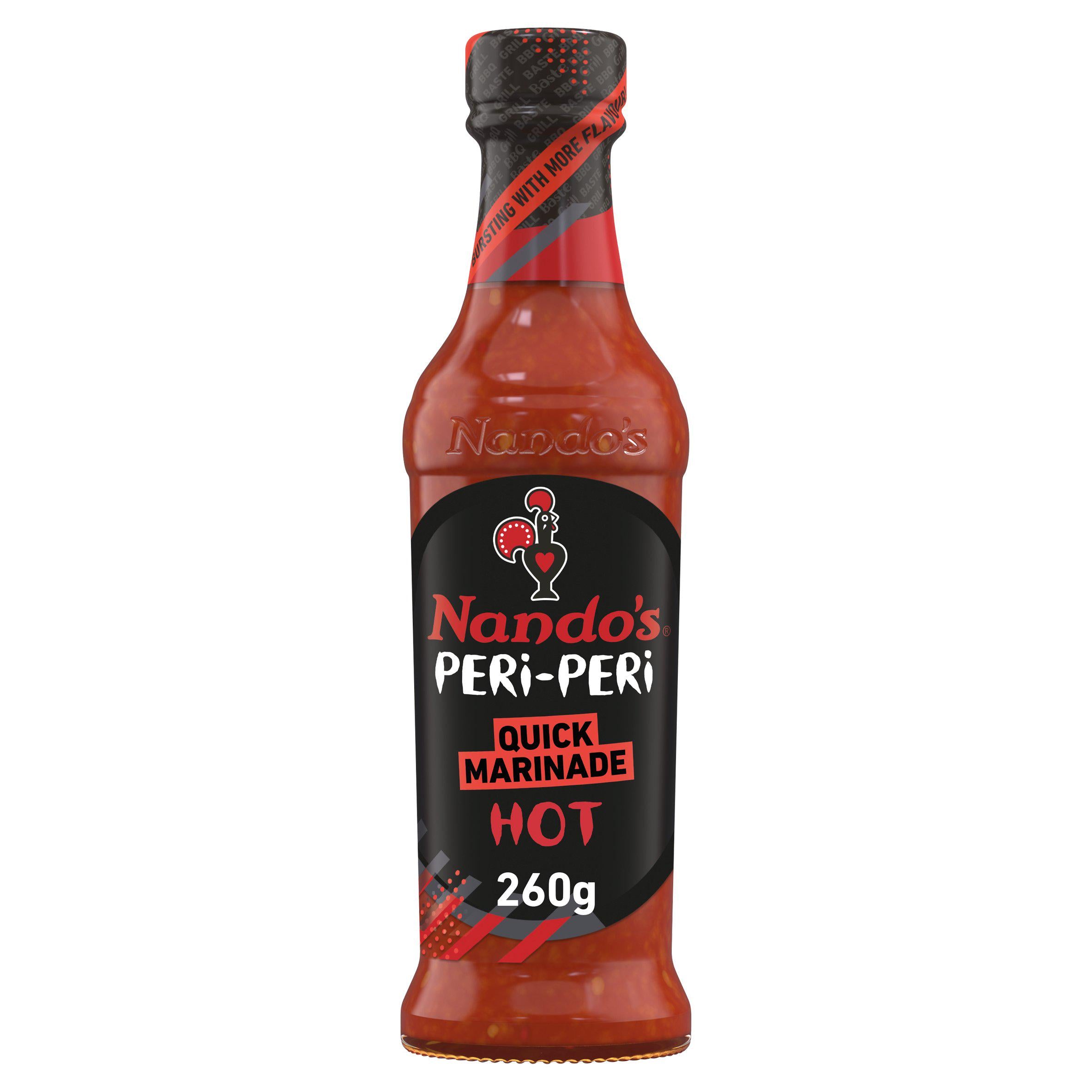 Nando's Marinade Hot 260g BBQ sauce & marinades Sainsburys   