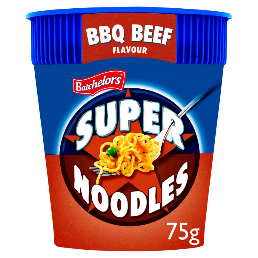 Batchelors Super Noodles BBQ Beef Flavour Pot GOODS ASDA   