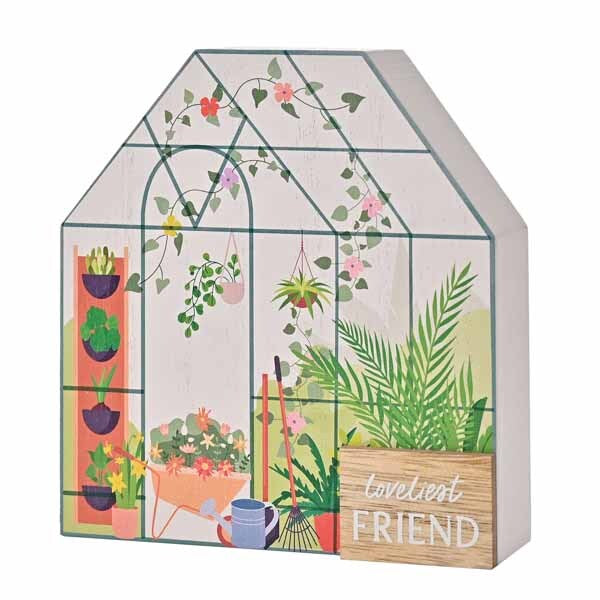 The Cottage Garden 3D Greenhouse Plaque 'Friend'