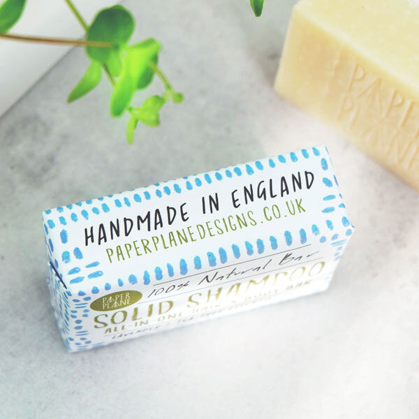 Paper Plane Solid Shampoo Bar Lavender and Tea Tree 95g GOODS Superdrug   