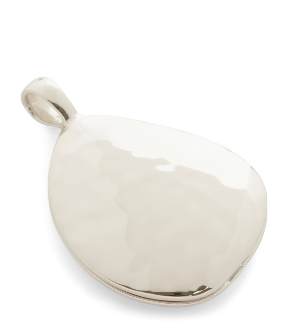 Monica Vinader Deia Pebble sterling silver locket pendant (British brand)