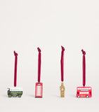 Harrods tree decorations set of 4 London icons - British product