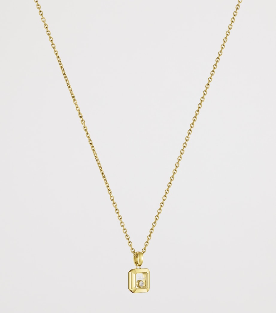 Chopard Happy Diamonds necklace 18kt yellow gold, imported from the UK